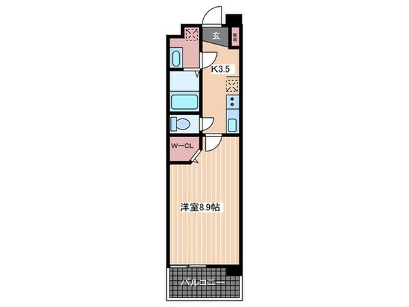 ＷＥＳＴＩＮ　ＩＳＨＩＵＣＨＩの物件間取画像